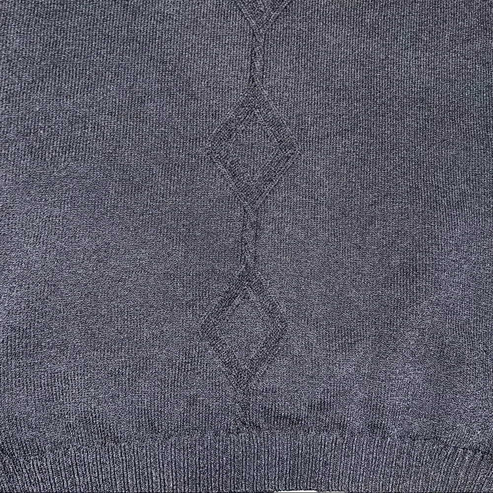 St. John Sport Black V Neck Sweater Top